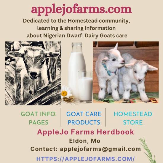 AppleJo Farms Nigerian Dwarf Dairy Goats Homestead Store