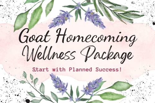 Goat Homecoming Wellness Package